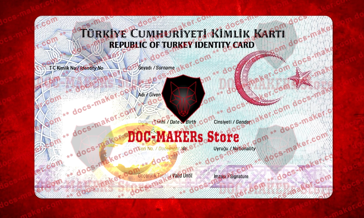Turkey ID Card – V1 – PSD Template